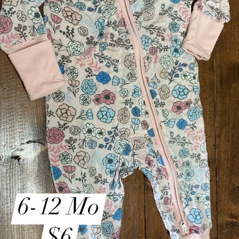 Floral Print Kids One Piece